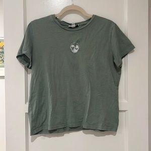Top shop yin and Yang heart tee